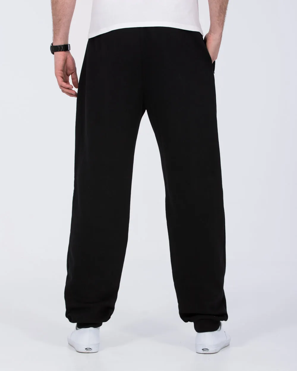 2t Stuart Oversized Tall Joggers (black)