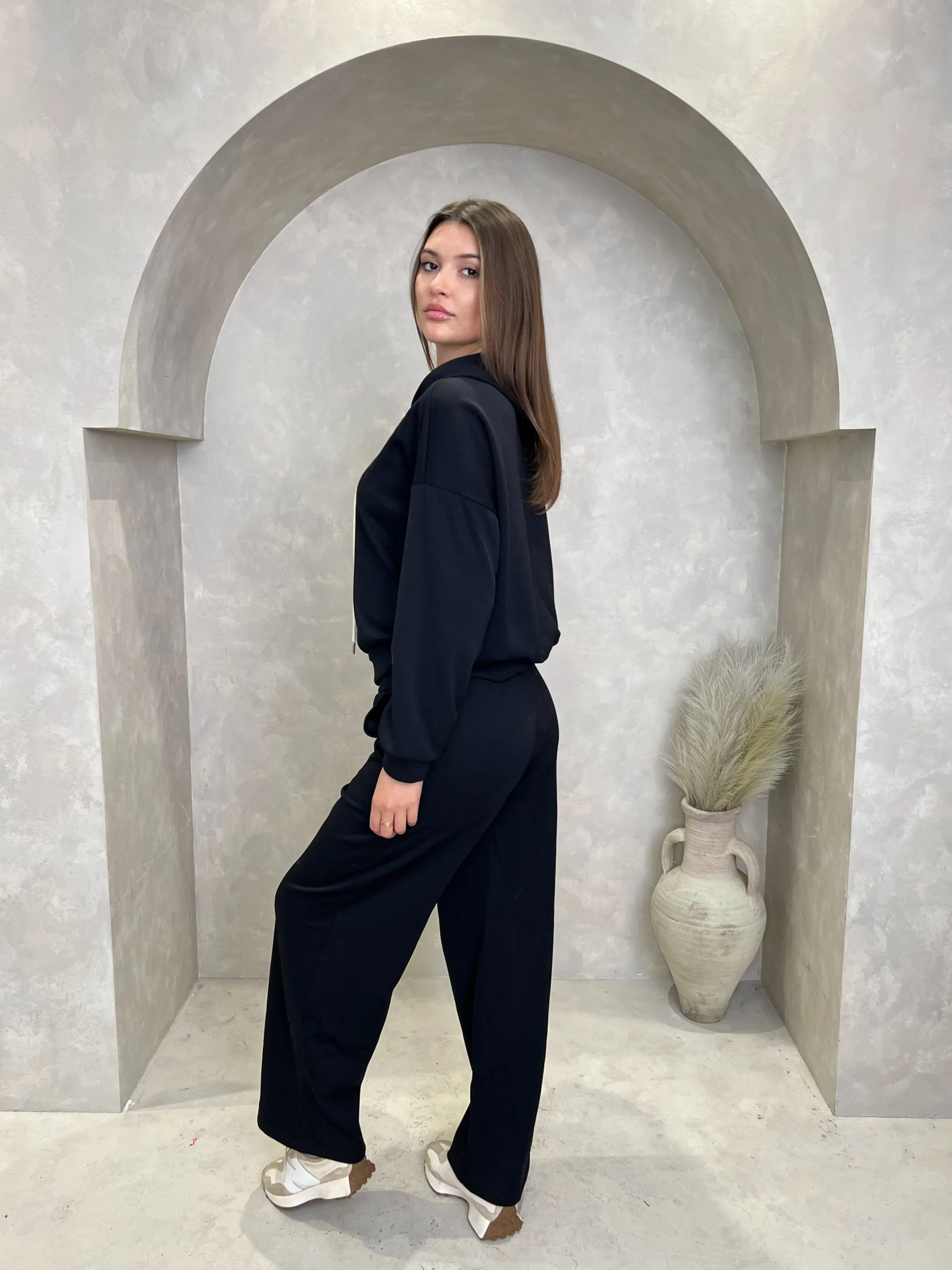 Black Pocket Jogging Bottoms