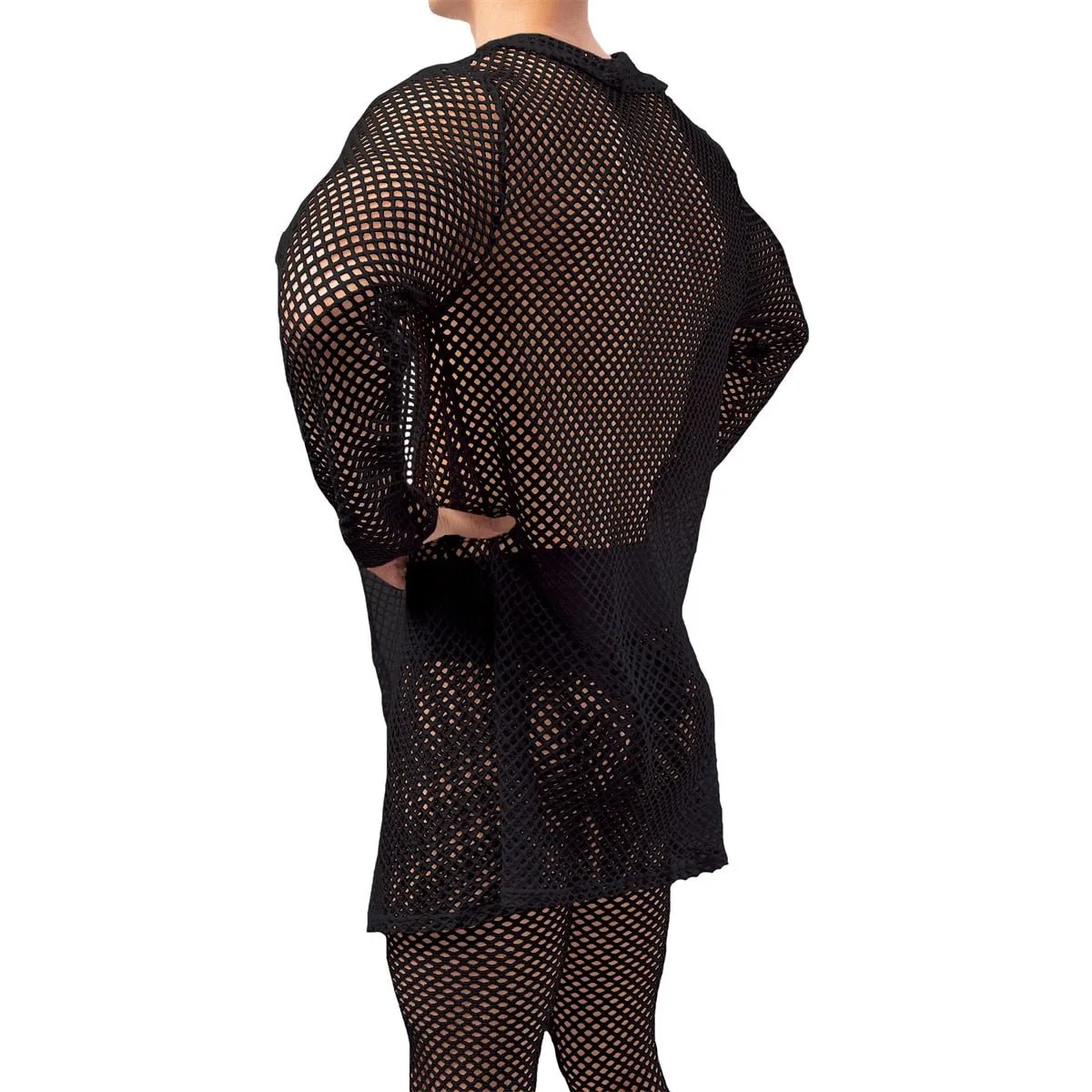 Bowtie Mesh Robe   Pants