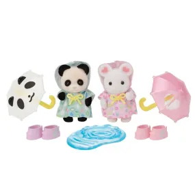 Calico Critters Nursery Friends Rainy Day Duo