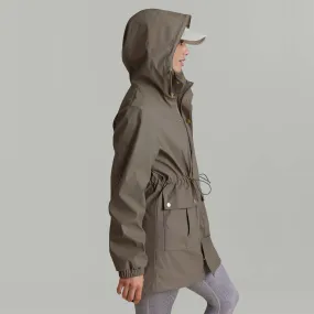 CLQ Fishtail Raincoat - Dark Mushroom