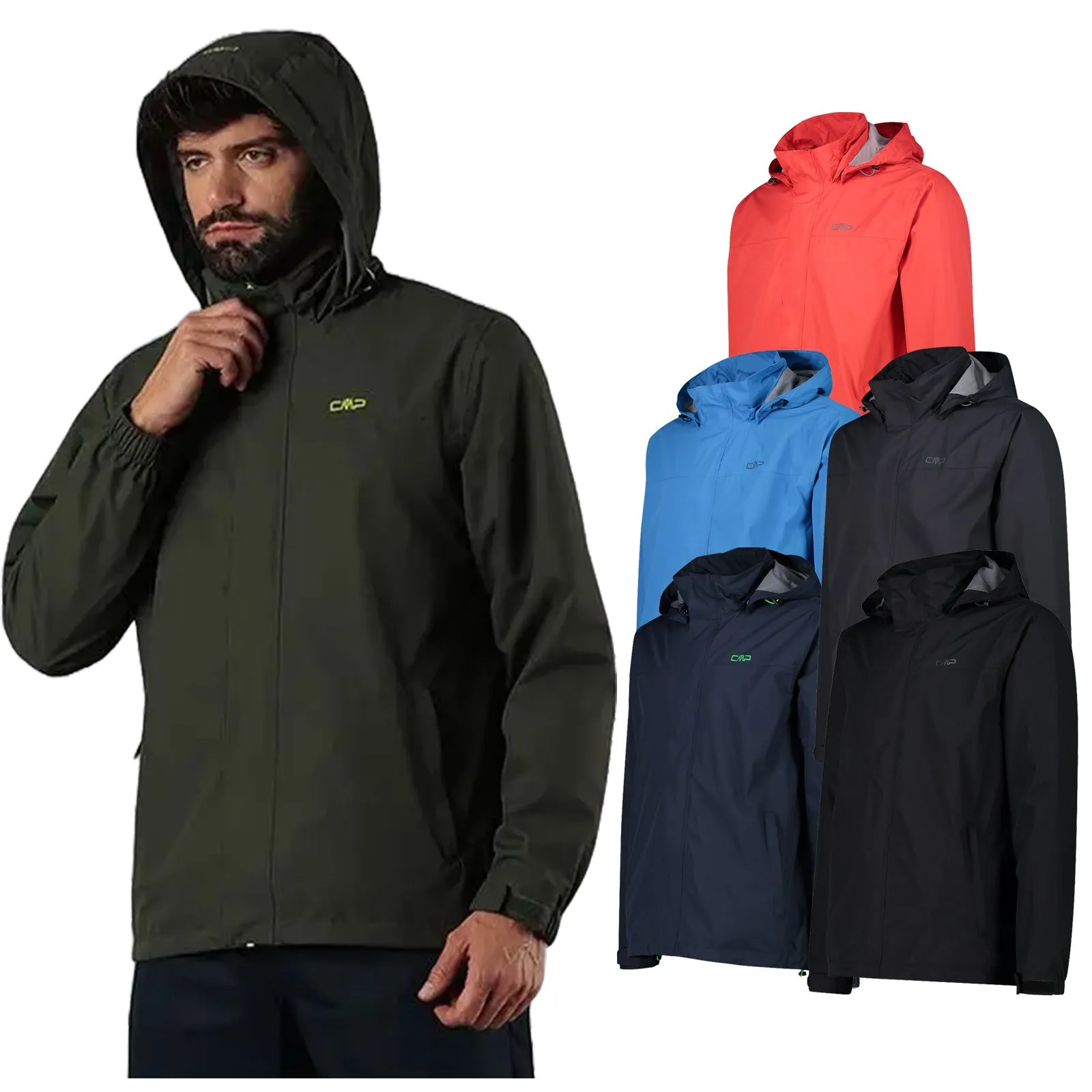 CMP Mens Packable Waterproof Breathable Jacket