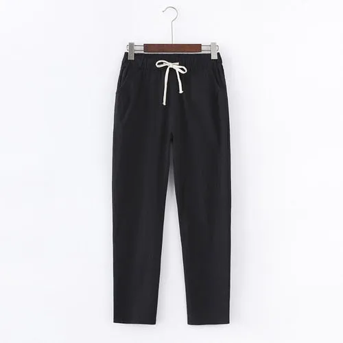 Cotton Linen Pants for Women