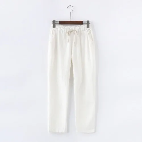 Cotton Linen Pants for Women