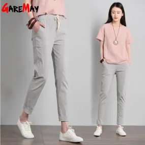 Cotton Linen Pants for Women