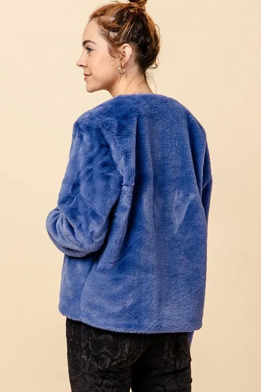 Crew Faux Fur Jacket