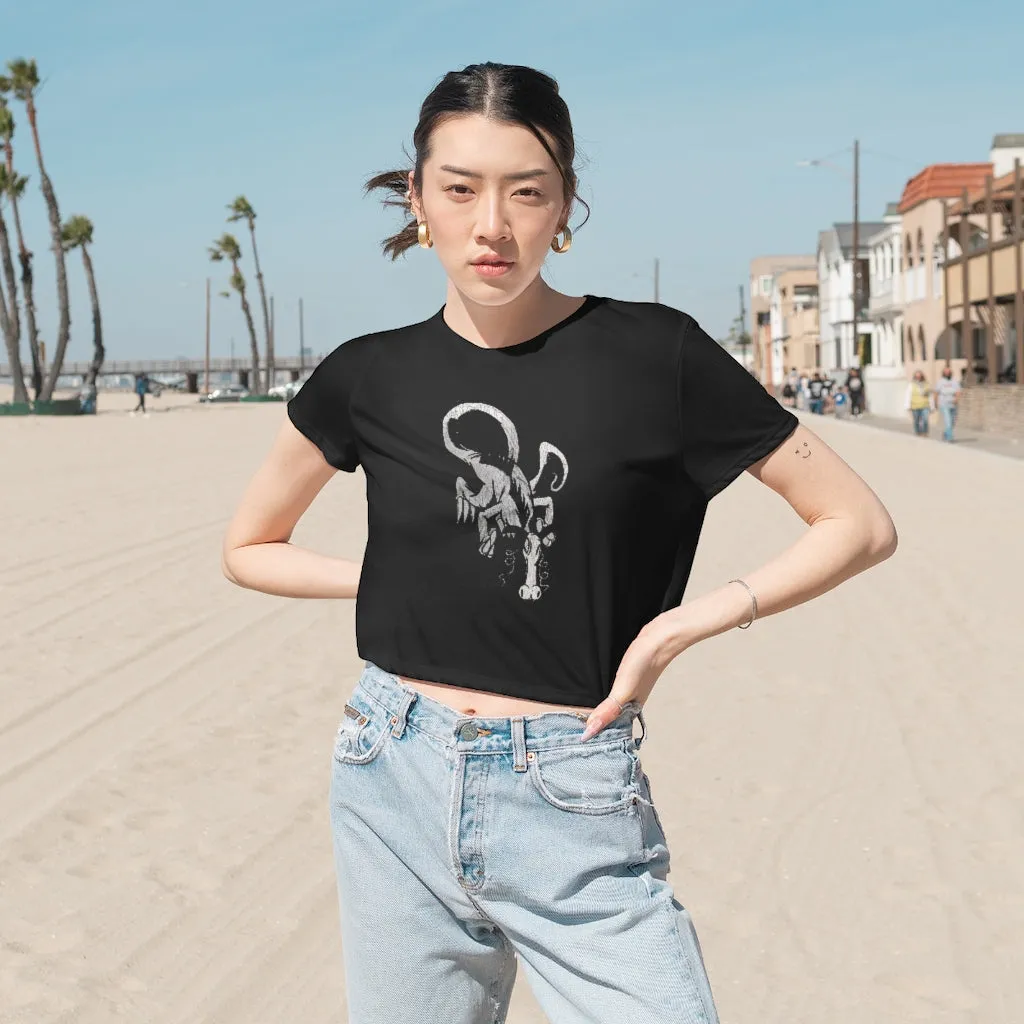 Dragon Women's Flowy Cropped Tee