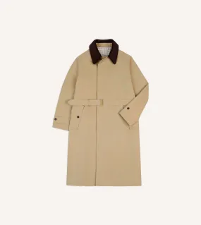 Drake's for Permanent Style Beige Rider's Raincoat