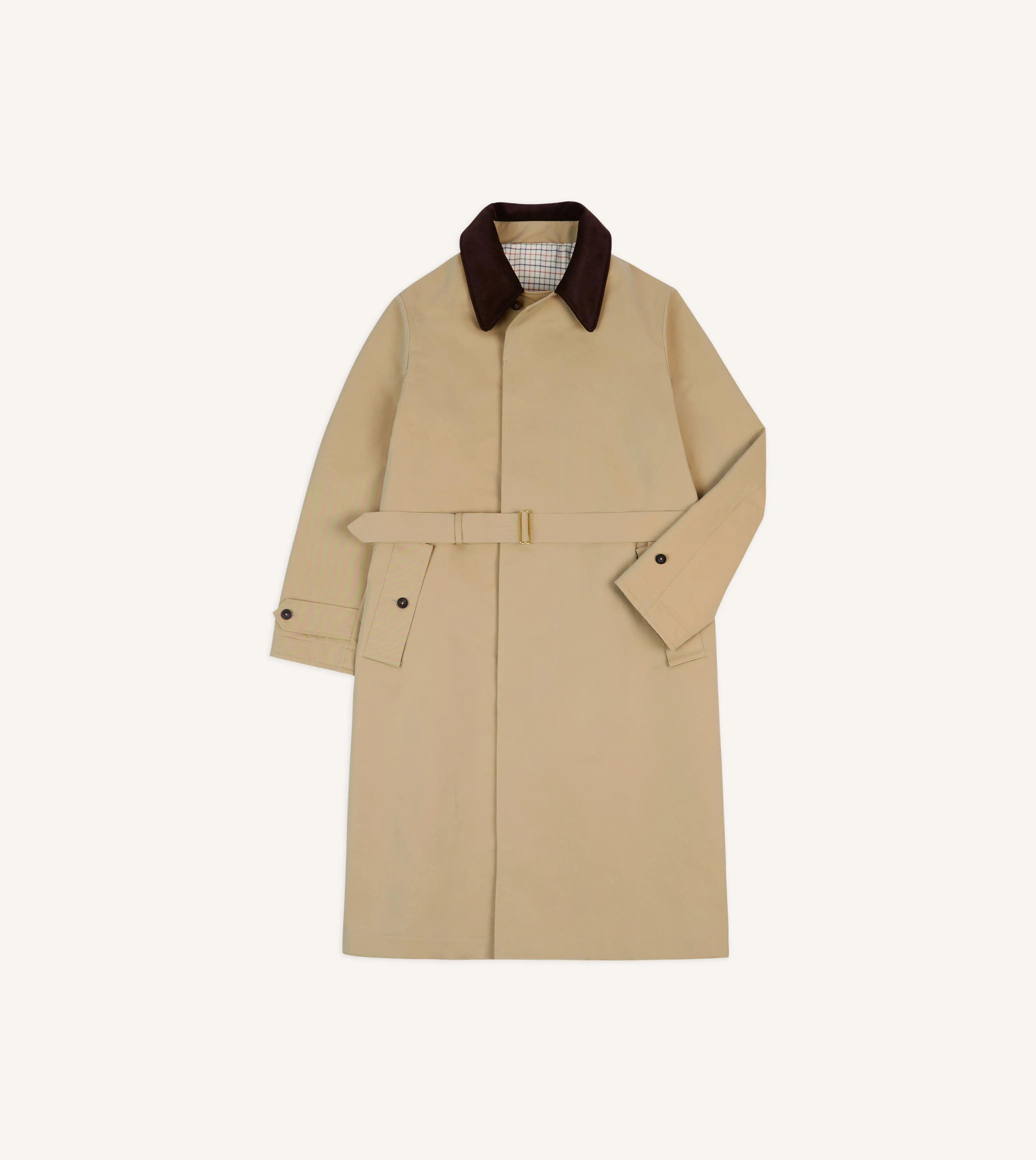 Drake's for Permanent Style Beige Rider's Raincoat