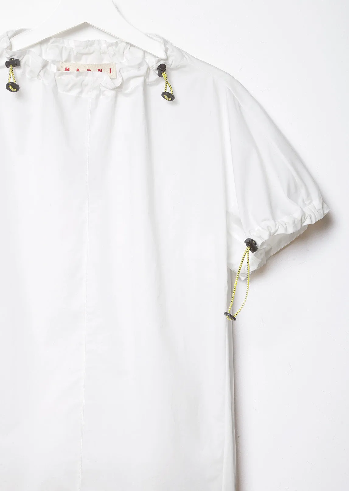 Drawstring Gathered Blouse