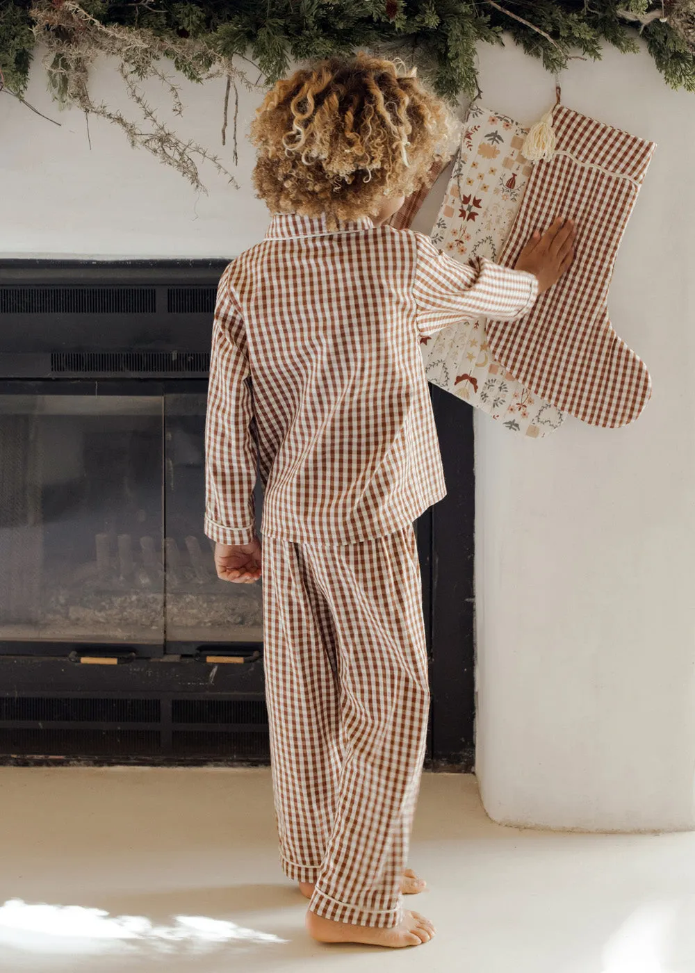 GINGHAM PAJAMA SET