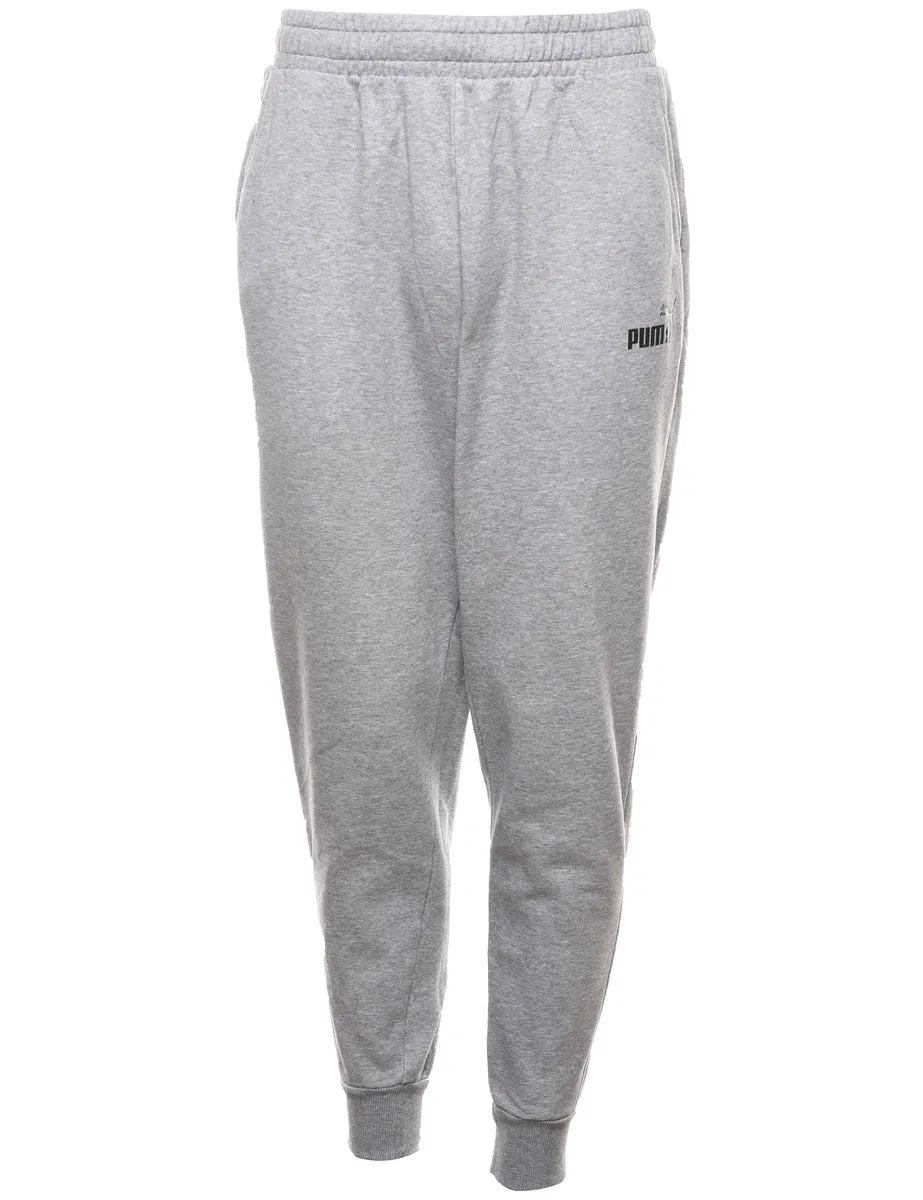 Grey & Black Puma Jogging Bottoms - W34 L30