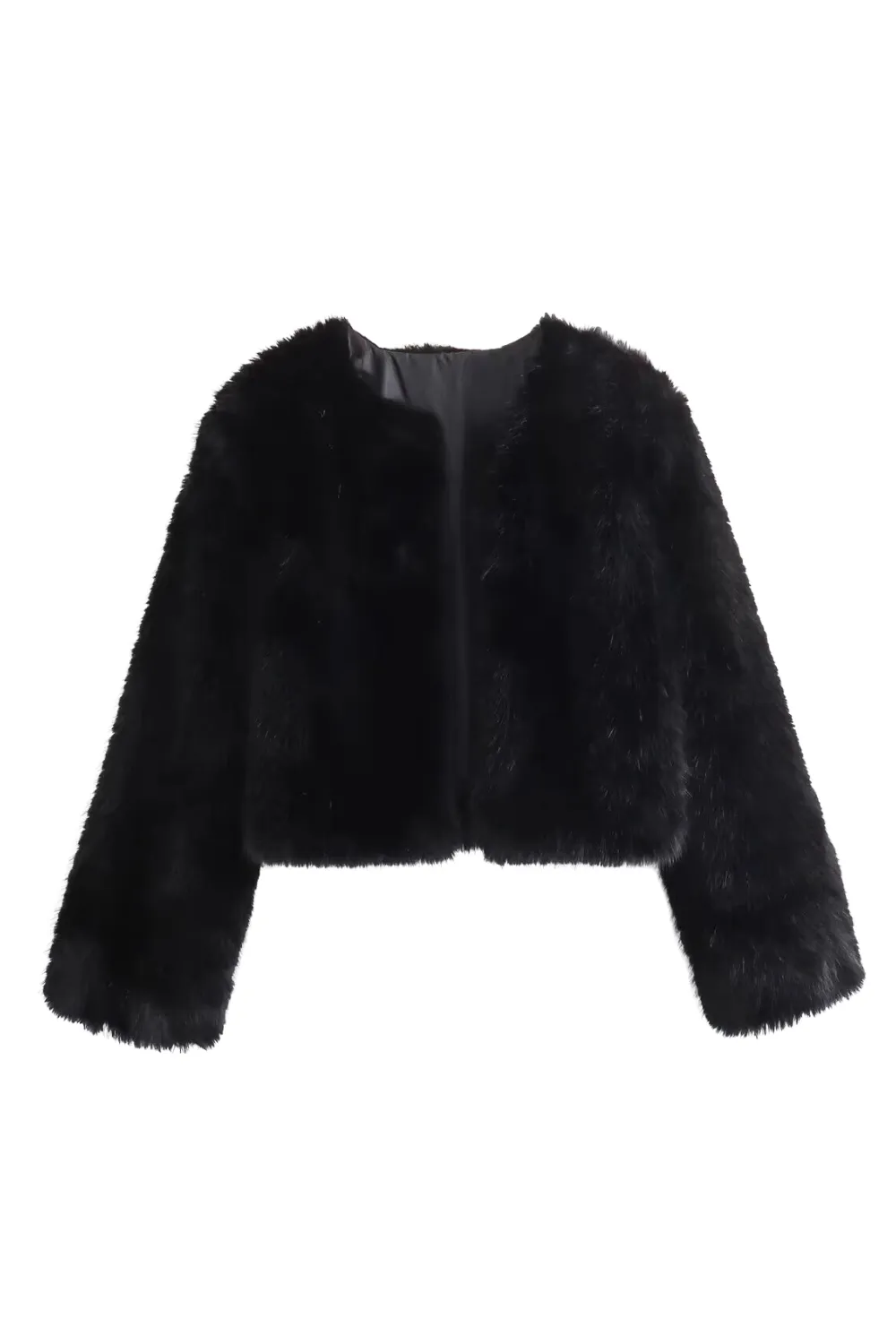 'Harper' Faux Fur Short Jacket (3 Colors)