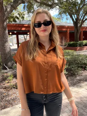 HENDRIX BLOUSE IN CAMEL