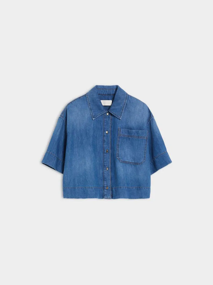 iBlues Elenice Shirt Blue Jeans