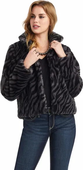 Ladies Ariat City Girl Faux Fur Jacket - 10042159 - FINAL SALE