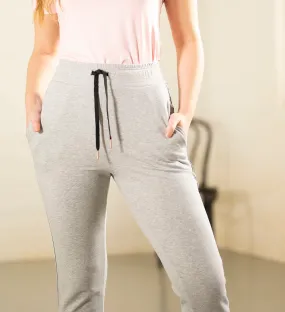 Light Grey Marl Cotton Jogging Bottoms