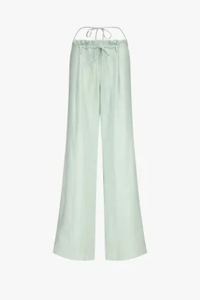 Matcha Wide Leg Drawstring Pants