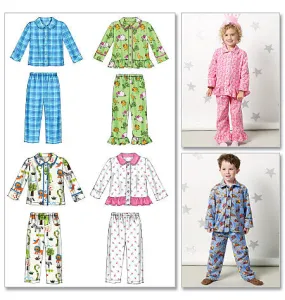 McCall's Pattern M6458 Toddlers'/Children's Tops and Pants