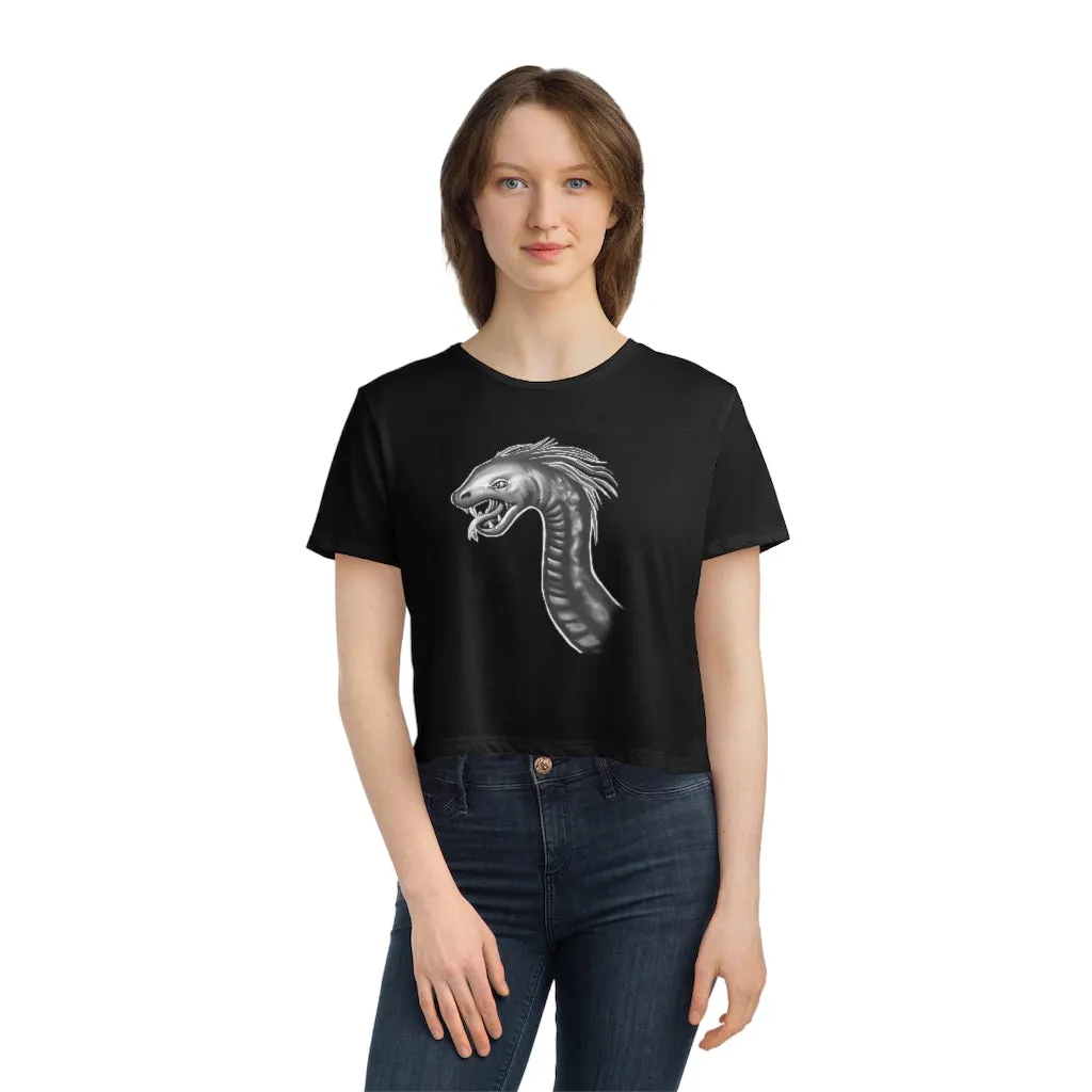 Serpent Women's Flowy Cropped Tee