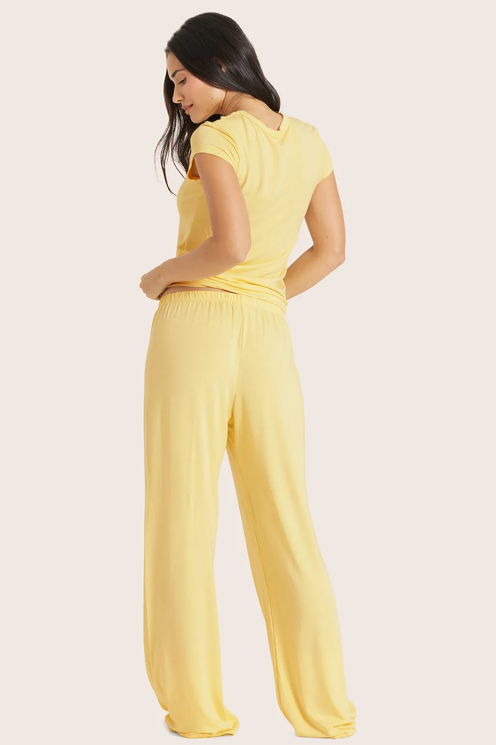 SLEEP JERSEY CLASSIC SLEEP PANTS - DANDELION