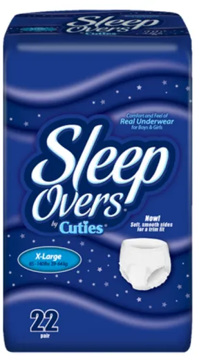 Sleep Over Youth Pants Ex Large 1000ml 38-64kg (Packet 22)