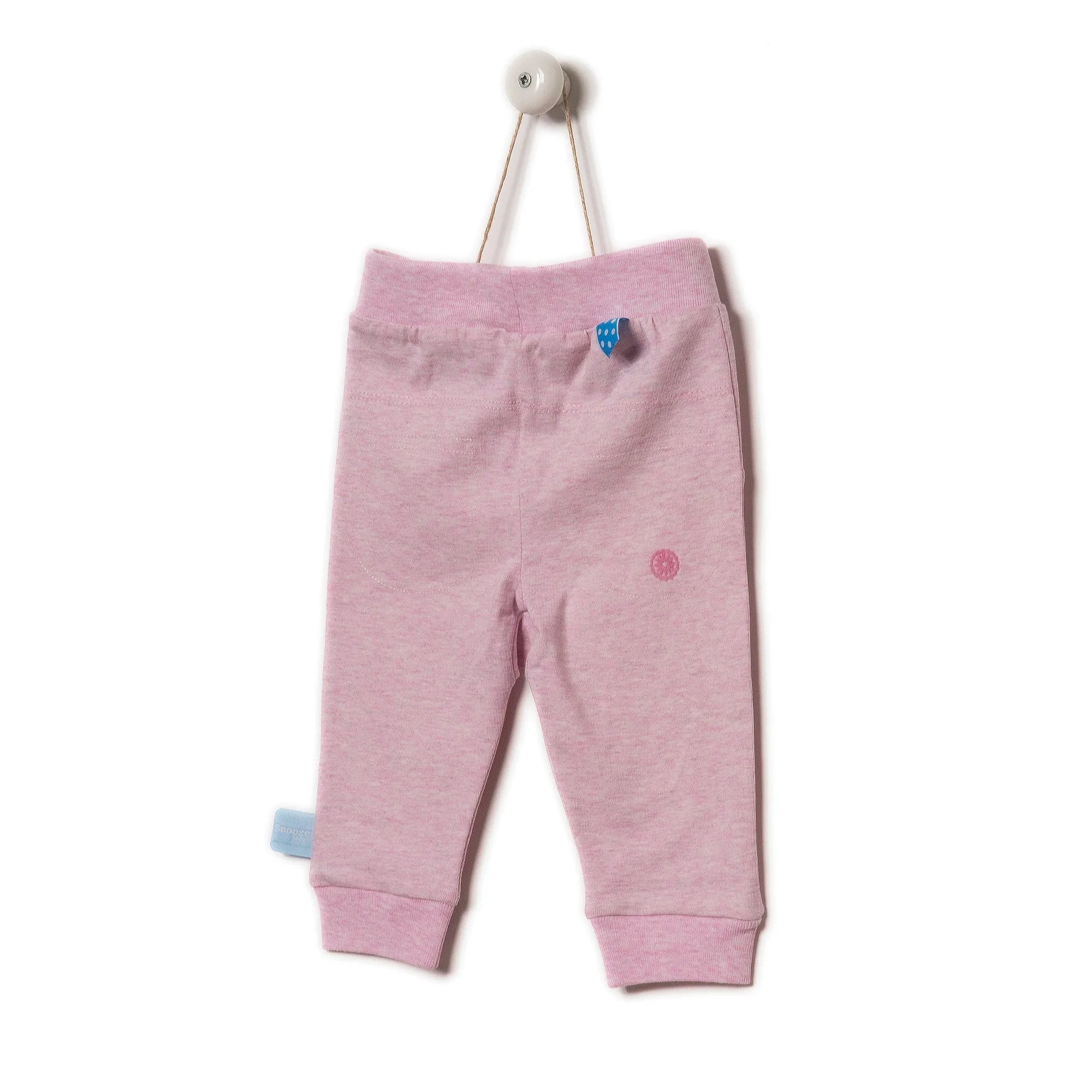 Snoozebaby Pants in Pink melange - 4 Sizes