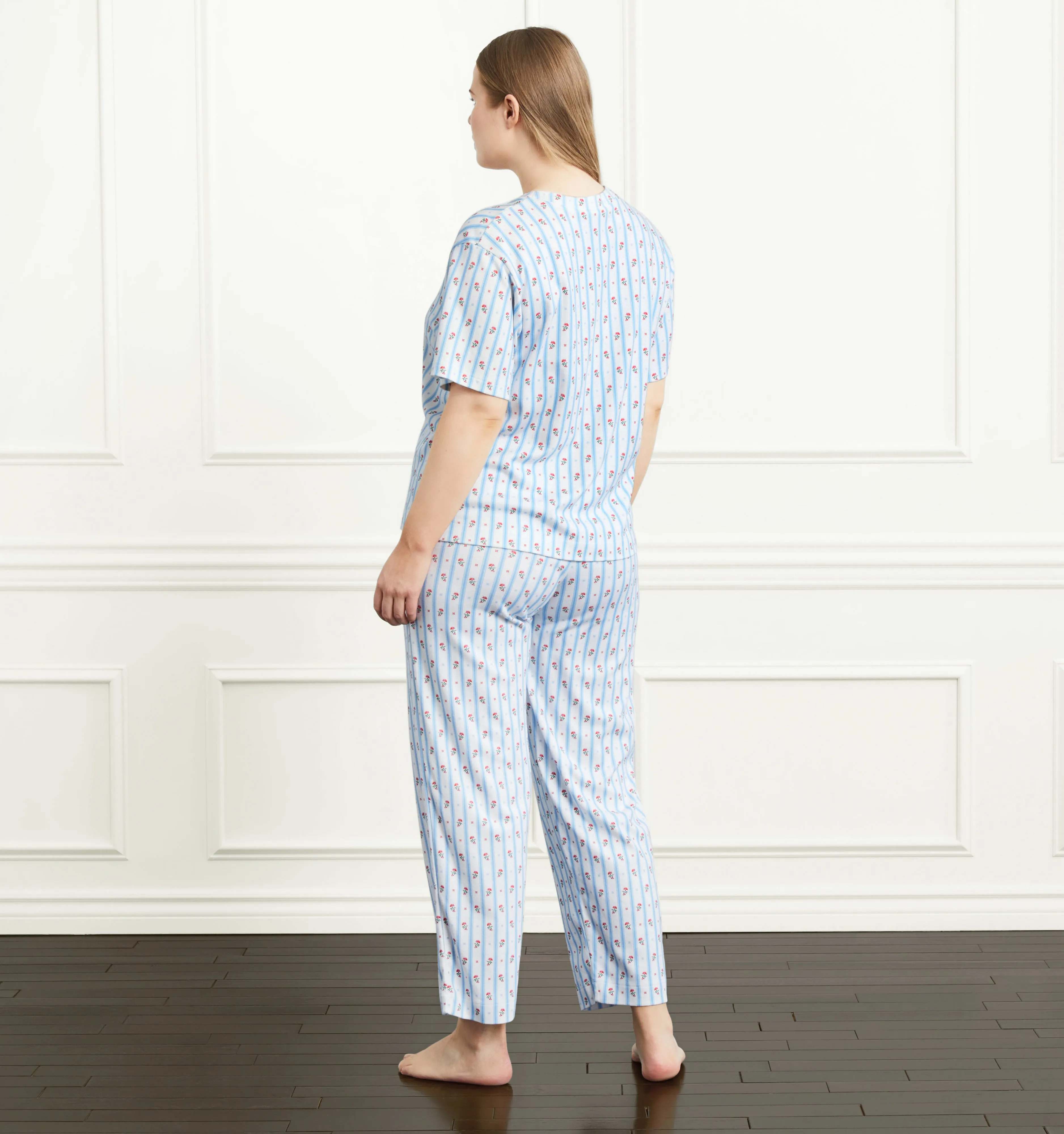 The Alice Sleep Pants - Floral Stripe