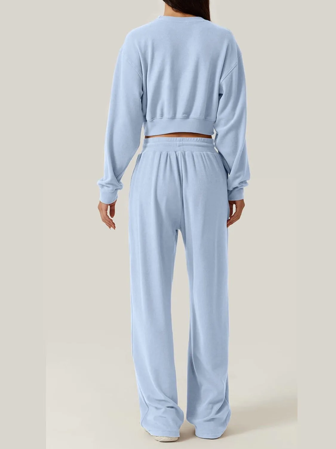 Top and Drawstring Resort Pants Set