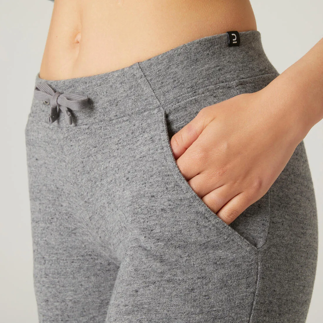 Women's Slim-Fit Fitness Jogging Bottoms 500