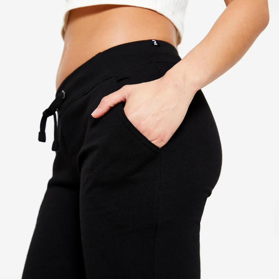 Women's Slim-Fit Fitness Jogging Bottoms 500