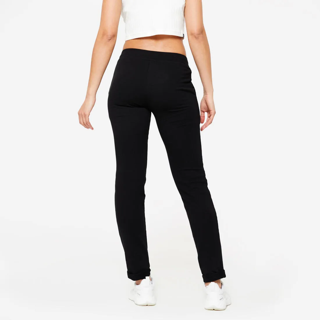 Women's Slim-Fit Fitness Jogging Bottoms 500