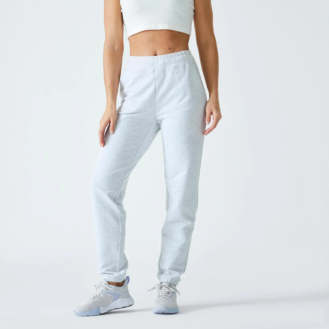 Women's Slim Fitness Jogging Bottoms 500