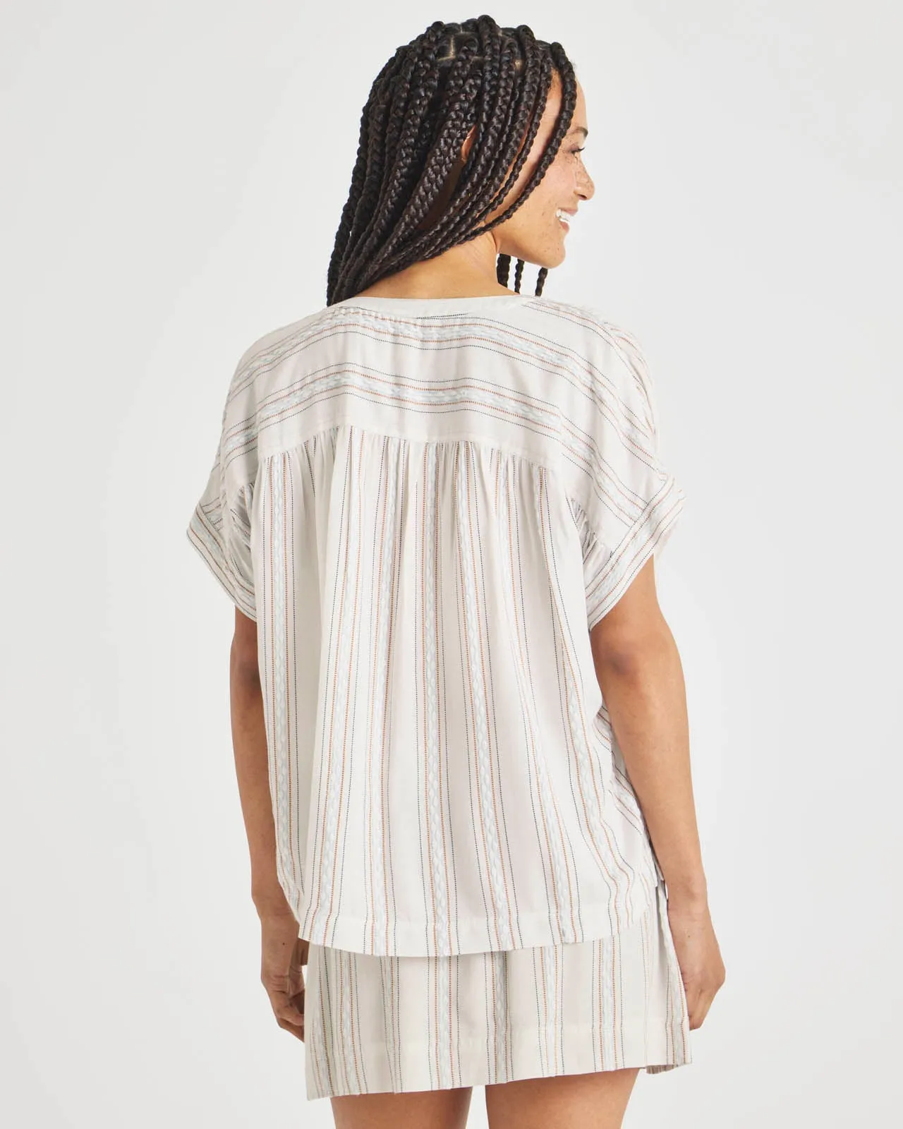 Wynne Striped Blouse